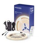 Noxion LED Strip Naga 5 Meter Complete Set - Smart Wifi - 24V - 120LEDs/m - 9.6W/m - 930 Warm White | 8mm - IP20 - Best Colour Rendering - SMD2835