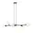 Emibig Pendant Pandora Steel Black | Suitable for 6x E14 - Max 10W