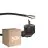 Multipack 50x Noxion Power Supply Cable Black - Schuko Europlug + Open Ends - 3m - 3 pole 0,75mm2