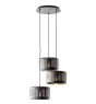 Brilliant Tyas Pendant Metal Black Gold | 520mm - Suitable for 3x E27