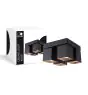 D'Lite Ceiling Light Kubo Black Tiltable and Rotatable | IP20 - Suitable for 4x GU10