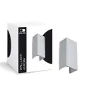 D'Lite Wall Light Aurora Silver Up & Down 6.5W 500lm - 830-840 CCT | IP54