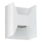 Eglo Wall Light Morino Outdoor Aluminium White Up & Down 5W 460lm - 830 Warm White